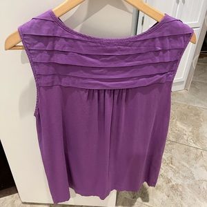 EUC Theory blouse purple Sz M